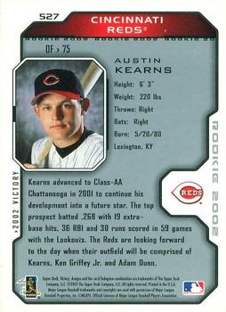 2002 Upper Deck Victory #527 Austin Kearns Back