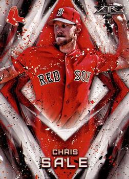 2017 Topps Fire #10 Chris Sale Front