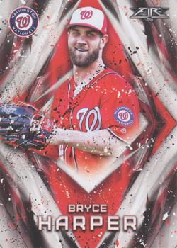 2017 Topps Fire #76 Bryce Harper Front