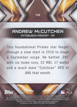 2017 Topps Fire #132 Andrew McCutchen Back