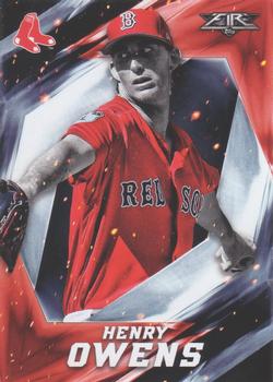 2017 Topps Fire #194 Henry Owens Front