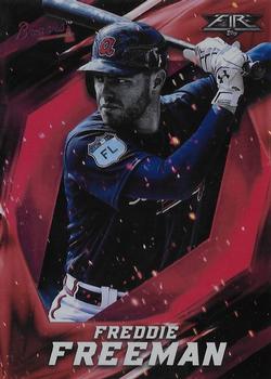 2017 Topps Fire - Flame #6 Freddie Freeman Front