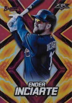2017 Topps Fire - Flame #36 Ender Inciarte Front