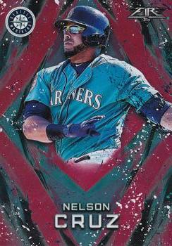 2017 Topps Fire - Flame #56 Nelson Cruz Front