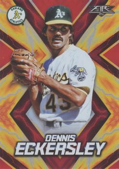 2017 Topps Fire - Flame #70 Dennis Eckersley Front