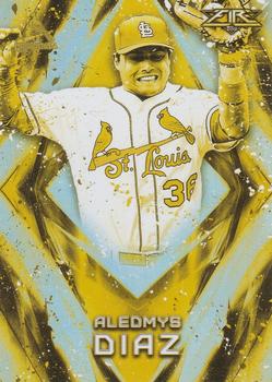 2017 Topps Fire - Gold Minted #8 Aledmys Diaz Front