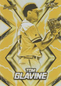 2017 Topps Fire - Gold Minted #34 Tom Glavine Front