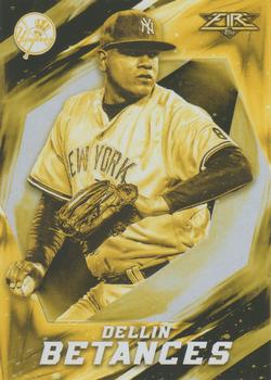 2017 Topps Fire - Gold Minted #90 Dellin Betances Front