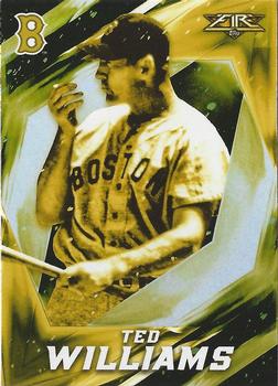 2017 Topps Fire - Gold Minted #91 Ted Williams Front