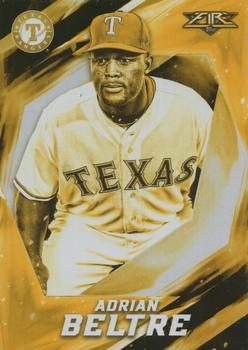 2017 Topps Fire - Gold Minted #99 Adrian Beltre Front