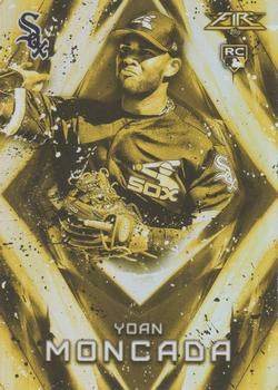 2017 Topps Fire - Gold Minted #100 Yoan Moncada Front
