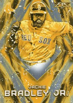 2017 Topps Fire - Gold Minted #165 Jackie Bradley Jr. Front