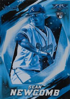 2017 Topps Fire - Blue Chip #7 Sean Newcomb Front