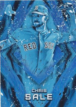 2017 Topps Fire - Blue Chip #10 Chris Sale Front