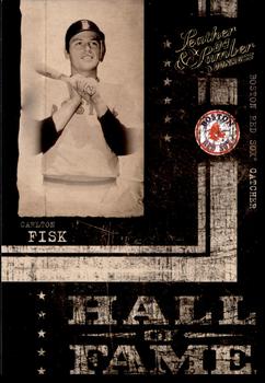 2004 Donruss Leather & Lumber - Hall of Fame #HF-2 Carlton Fisk Front