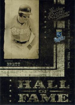 2004 Donruss Leather & Lumber - Hall of Fame #HF-3 George Brett Front