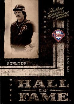 2004 Donruss Leather & Lumber - Hall of Fame #HF-5 Mike Schmidt Front