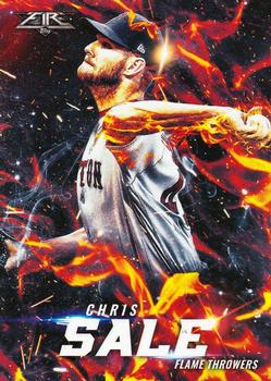 2017 Topps Fire - Flame Throwers #FT-7 Chris Sale Front
