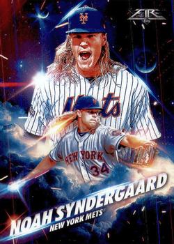 2017 Topps Fire - Fired Up #F-4 Noah Syndergaard Front