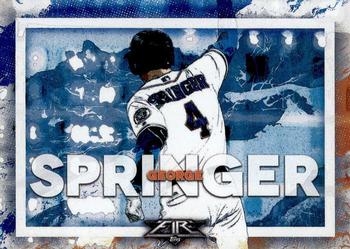 2017 Topps Fire - Walk It Off #WO-2 George Springer Front