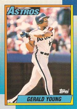 1990 O-Pee-Chee - White Back (Test Stock) #196 Gerald Young Front