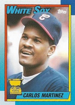 1990 O-Pee-Chee - White Back (Test Stock) #461 Carlos Martinez Front