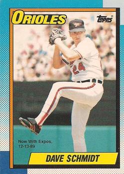 1990 O-Pee-Chee - White Back (Test Stock) #497 Dave Schmidt Front