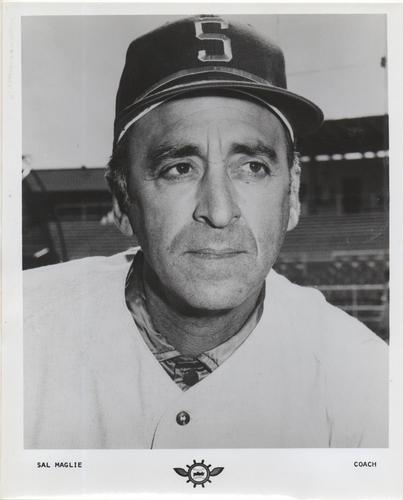 1969 Seattle Pilots Photos 8x10 #NNO Sal Maglie Front