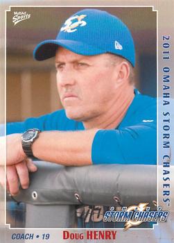 2011 MultiAd Omaha Storm Chasers #24 Doug Henry Front