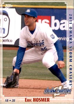 2011 MultiAd Omaha Storm Chasers #NNO Eric Hosmer Front