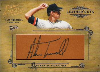 2004 Donruss Leather & Lumber - Leather Cuts Glove Autographs #LC-48 Alan Trammell Front