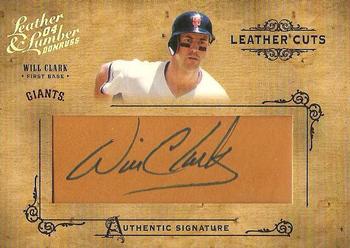 2004 Donruss Leather & Lumber - Leather Cuts Glove Autographs #LC-40 Will Clark Front
