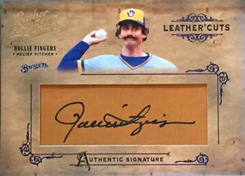 2004 Donruss Leather & Lumber - Leather Cuts Glove Autographs #LC-46 Rollie Fingers Front