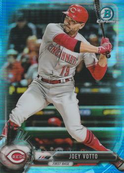 2017 Bowman Chrome - Blue Refractor #62 Joey Votto Front