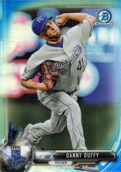 2017 Bowman Chrome - Blue Refractor #94 Danny Duffy Front