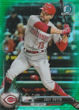 2017 Bowman Chrome - Green Refractor #62 Joey Votto Front