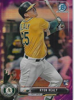 2017 Bowman Chrome - Purple Refractor #30 Ryon Healy Front