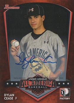 2017 Bowman Chrome - Under Armour All-America Game Autographs #1 Dylan Cease Front