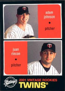 2002 Upper Deck Vintage #105 Adam Johnson / Juan Rincon Front