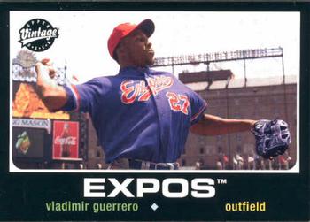 2002 Upper Deck Vintage #190 Vladimir Guerrero Front