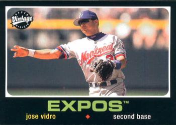 2002 Upper Deck Vintage #192 Jose Vidro Front