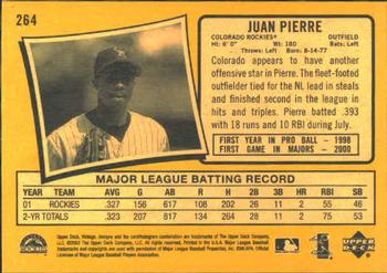 2002 Upper Deck Vintage #264 Juan Pierre Back