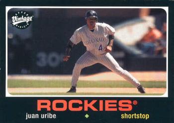 2002 Upper Deck Vintage #266 Juan Uribe Front