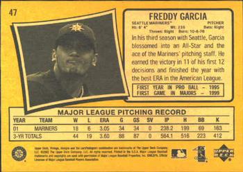 2002 Upper Deck Vintage #47 Freddy Garcia Back