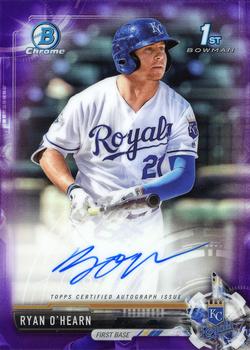 2017 Bowman Chrome - Prospect Autographs Purple Refractor #CPA-ROH Ryan O'Hearn Front