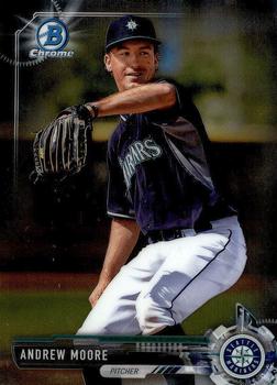 2017 Bowman Chrome - Prospects #BCP152 Andrew Moore Front