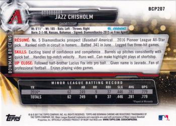 2017 Bowman Chrome - Prospects #BCP207 Jazz Chisholm Back