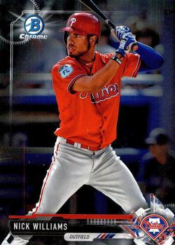 2017 Bowman Chrome - Prospects #BCP240 Nick Williams Front