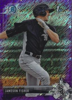 2017 Bowman Chrome - Prospects Purple Shimmer Refractor #BCP234 Jameson Fisher Front