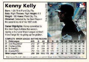 2000 Arizona Fall League Prospects #20 Kenny Kelly Back